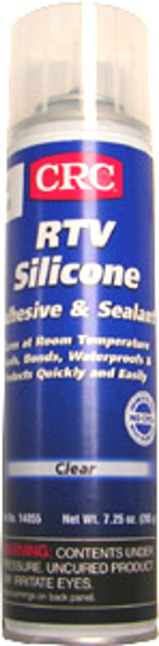 CRC 14055 - RTV Silicone Adhesive and Sealant Clear - 7.25oz.